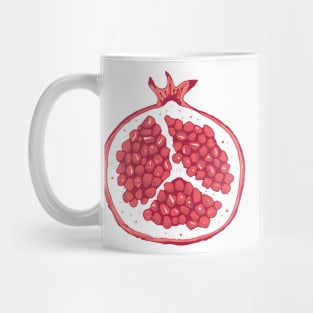 sliced pomegranate Mug